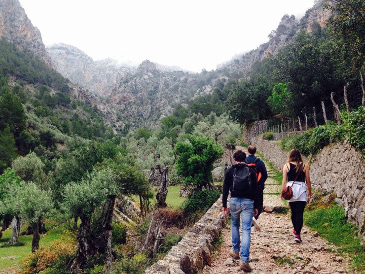 hiking in majorca Barranc de Biniaraix