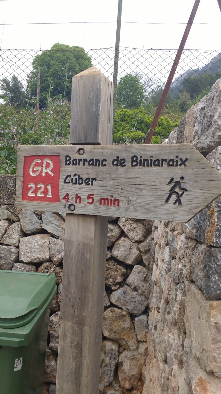 hiking in majorca Barranc de Biniaraix