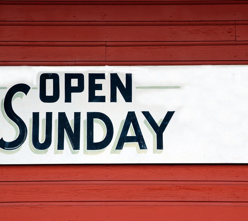 open sunday
